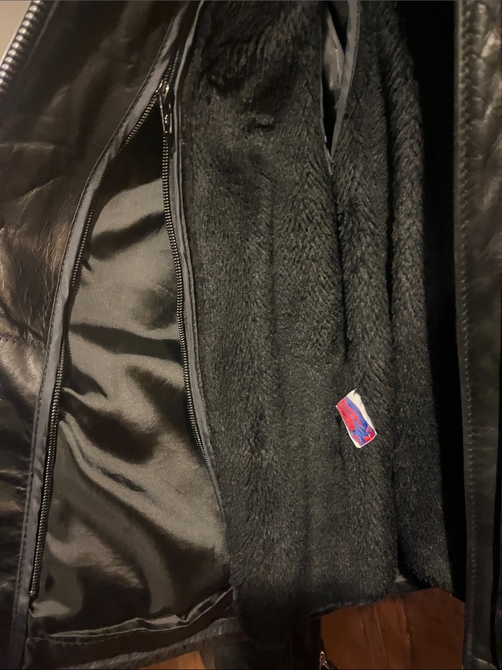 Schott NYC Black Leather Bomber Jacket - Picture 8 of 9